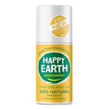 Happy Earth Deo Roll-On Jasmine Ho Wood 75 G
