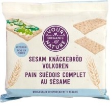 your organic nature Knackebrod Volkoren Sesam 250gr