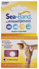 Sea Band Polsband kinderen roze 1paar