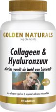 Golden Naturals Collageen & Hyaluronzuur 60 tabletten