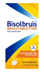 Bisolvon 600mg Bruistabletten 10 tabletten