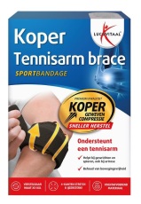 Lucovitaal Brace Tennisarm Koper 1 stuk