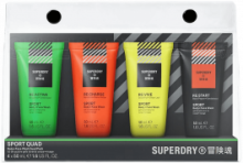superdry sport  Body & facewash set 4x 50ml 1 set