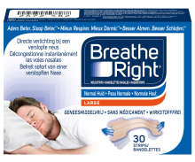 Breathe Right Neusstrips Normale Huid 30 Stuks