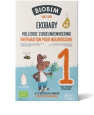 Biobim Ekobaby 1 Volledige Zuigelingenvoeding 0+ 600 G