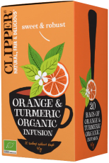 Clipper Orange & Turmeric Infusion Bio 20 Stuks