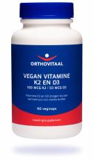 Orthovitaal Vitamine K2 & D3 vegan 60ca