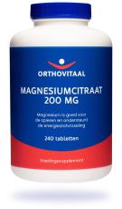 Orthovitaal Magnesium Citraat 200 mg 240tb