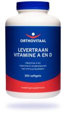 Orthovitaal Levertraan Vitamine A en D 350sft