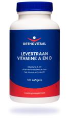 Orthovitaal Levertraan Vitamine A en D 120sft