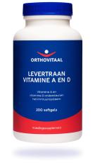 Orthovitaal Levertraan Vitamine A en D 200sft
