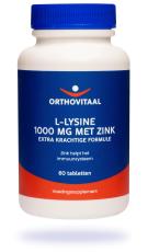 Orthovitaal L-Lysine 1000mg met Zink 60tb