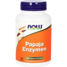 Now Papaja Enzymen 180 kauwtabletten