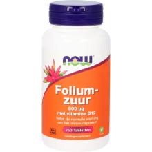 Now Foliumzuur 800mcg 250 tabletten