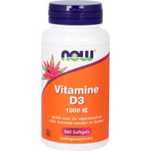 Now Vitamine D3 1000IE 360 softgels