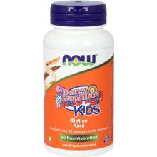 Now Berry Dophilus Kids Probiotica 60 kauwtabletten