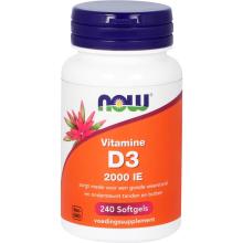 Now Vitamine D3 2000IE 240 softgels