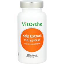 Vitortho Kelp Extract 150mcg Jodium 200 tabletten