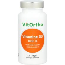 Vitortho Vitamine D3 1000 IE 120 softgels