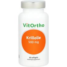 Vitortho Krillolie 500mg 60 softgels