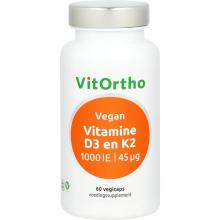 Vitortho Vitamine D3 en K2 Vegan 60 capsules