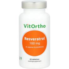 Vitortho Resveratrol 100mg 60 tabletten