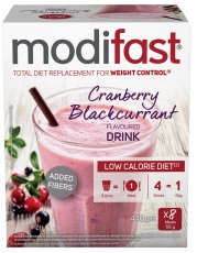 Modifast Intensive Milkshake Cranberry 8 x 55 gram