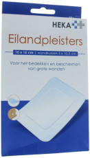 Hekaplast Eilandpleister 10 x 15 cm steriel 10 stuks