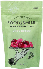 food2smile Very Berry Suikervrij Glutenvrij Lactosevrij 90 Gram