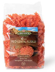 La Bioidea Fusilli Rode Linzen 250gr