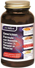 All Natural gewrichten Formule met Boswellia, Curcuam C3, Mangaan en Bioperine 84 capsules