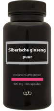 APB Holland Siberische ginseng / Eleutherococcus 500 milligram 60 capsules