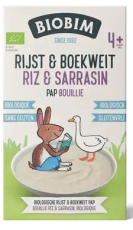 Biobim Rijst & Boekweit Pap 4+ 200g