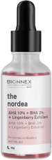 Bionnex Nordea AHA 10% + BHA 2% + Lingonberry Exfoliant Serum 30ml