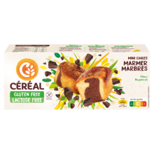 C&eacute;r&eacute;al Cake mini marmer glutenvrij 200g