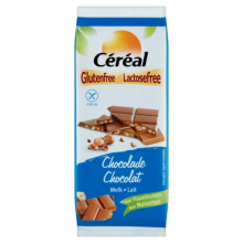 C&eacute;r&eacute;al Melkchocolade hazelnoot 100g
