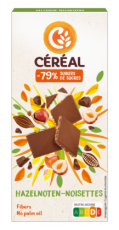 C&eacute;r&eacute;al Tablet hazelnoot maltitol 80g