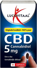 Lucovitaal CBD Cannabidiol 5mg 30 capsules