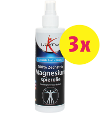 Lucovitaal 100% Pure Zechstein Magnesium Spierolie Spray  600ml