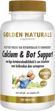 Golden Naturals Calcium & Bot Support 180 vegetarische tabletten