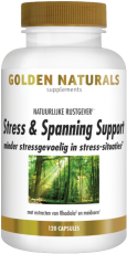 Golden Naturals Stress & Spanning Support 120 vegetarische capsules