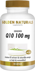 Golden Naturals Q10 100 MG 180 Veganistische Capsules