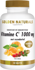 Golden Naturals Vitamine C 1000 + Rozenbottel 180 tabletten