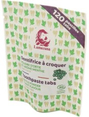 lamazuna Tandenpoets Tabletten Brandnetel & Munt Zonder Fluoride 120 st