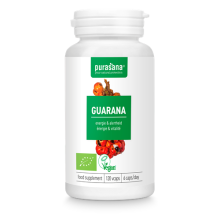 Purasana Bio Guarana 375 mg 120 vegicapsules