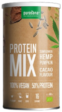 Purasana Organic Whey Protein Powder Naturel 400 Gram