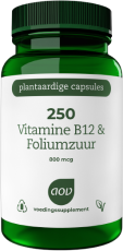 AOV 250 Vitamine B12 & Foliumzuur 60 vegacaps