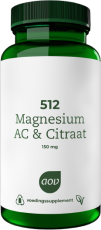 AOV 512 Magnesium AC & Citraat 150 mg 60 tabletten