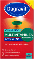 Dagravit Totaal 30 Multivitamine Vitaal 50+ 60 tabletten