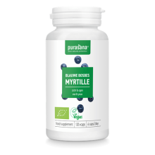 Purasana Blauwe Bosbes Bio 320 mg 120 vegicapsules